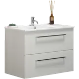 Scanbad Multo+ vaskeskab m/Amber vask 80 cm mat hvid