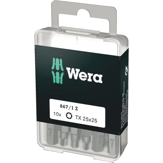 Wera DIY bitsæt 867/1Z TX25x25 10 stk