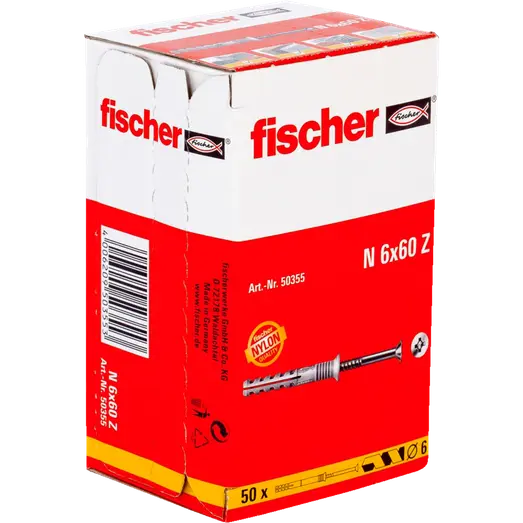 Fischer sømdyvel 6/60-30 N-S