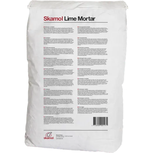 Skamol Lime Mortar kalkmørtel knækket hvid 20 kg