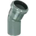 Bøjning PP 110 mm grå