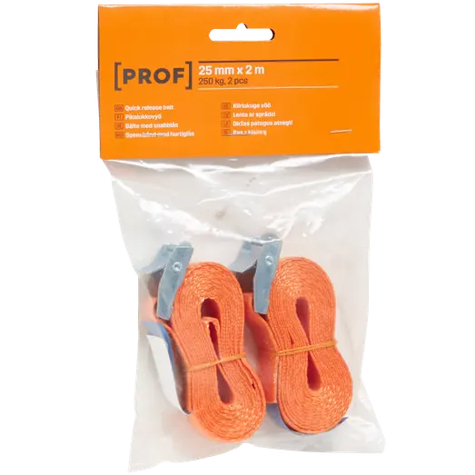 Prof fastgøringsbånd 25 mm 250 kg