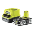 Ryobi RC18120-125 batteri og lader 18V ONE+