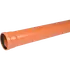 Wavin kloakrør PVC-ML rød 110x2000 mm