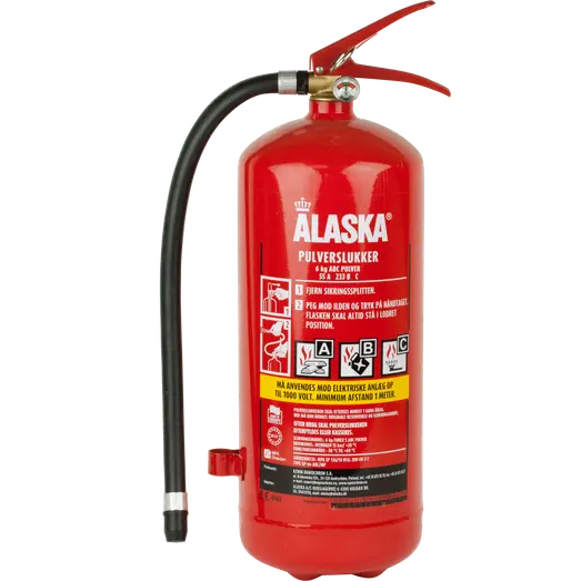 Alaska pulverslukker 6 kg