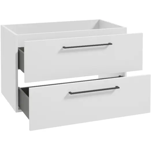 Milobad badmiljø Alpine 100 cm mat hvid