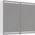 Scanbad Level spejlskab 100x80cm mat hvid