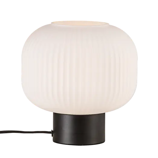 Nordlux Milford bordlampe sort/opal
