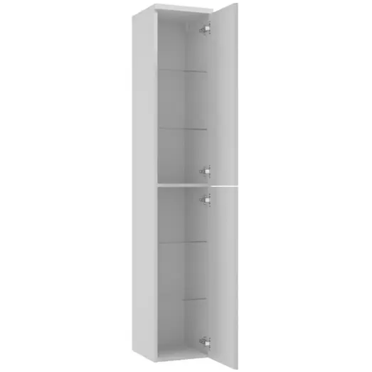 Mikelo højskab m/soft-close 170x30x33 cm hvid højglans 