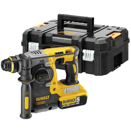 DeWALT DCH273P2T-QW 18C XR borehammer 2x5.0Ah batteri og lader