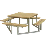 Plus Twist Bord/Bænkesæt 204 cm ThermoWood®
