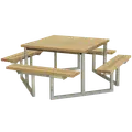 Plus Twist Bord/Bænkesæt 204 cm ThermoWood®