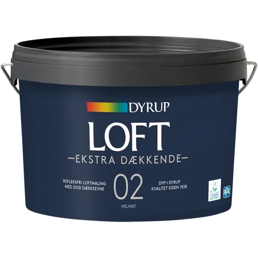 Dyrup loftmaling ekstra dækkende 2 hvid