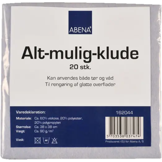 Abena Alt mulig klude 20 stk