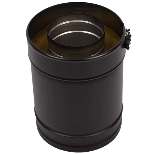 Varde skorsten sektion med spændebånd sort, 33 cm