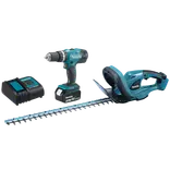 Makita DLX2113S Kombo-kit akku skruemaskine / hækkeklipper LXT 18V 3,0 Ah