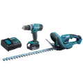 Makita DLX2113S Kombo-kit akku skruemaskine / hækkeklipper LXT 18V 3,0 Ah