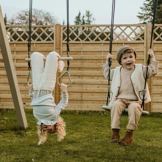 PLUS Lux trapezgynge m/ringe Nordic Green