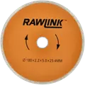 Diamantklinge rawlink orange Ø180 mm ø25,4 mm