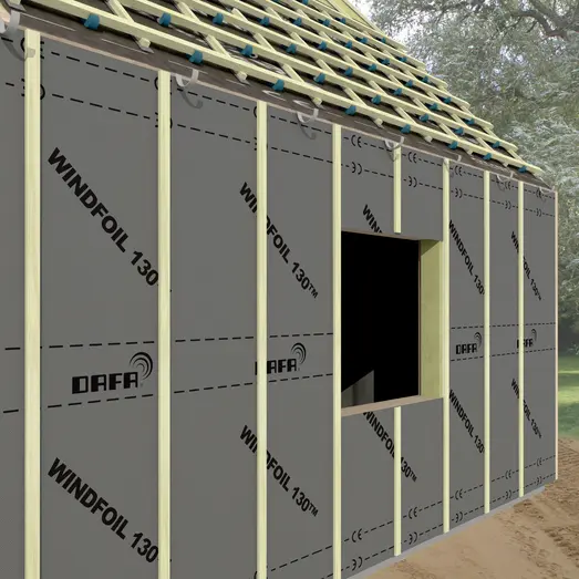 Dafa WindFoil 130 vindspærre grå 3,05x25m