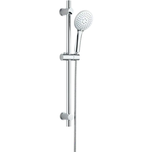 Bruserstangsæt 3- jet krom og Ø120 mm håndbruser