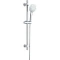 Bruserstangsæt 3- jet krom og Ø120 mm håndbruser