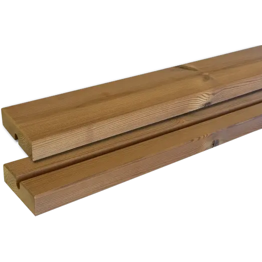 PLUS Basic Junior bord/bænkesæt m/2 ryglæn 118 cm ThermoWood®