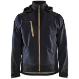 Blåklæder softshell jakke mørk marineblå/gul