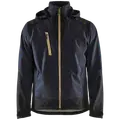 Blåklæder softshell jakke mørk marineblå/gul