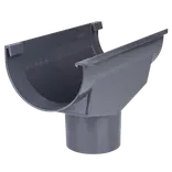 Plastmo ekspansionstudstykke 75 mm grafit