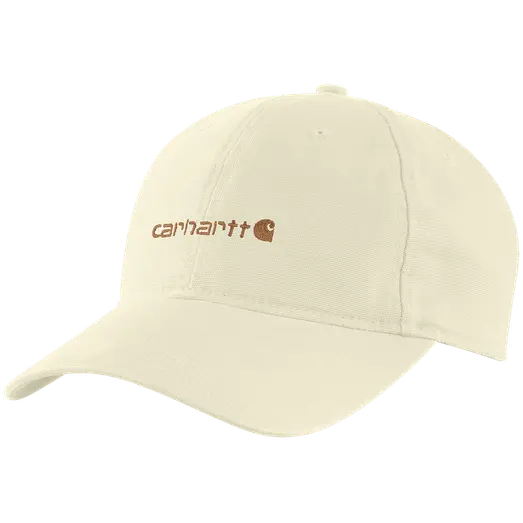 Carhartt canvas embroidered graphic cap creme onesize