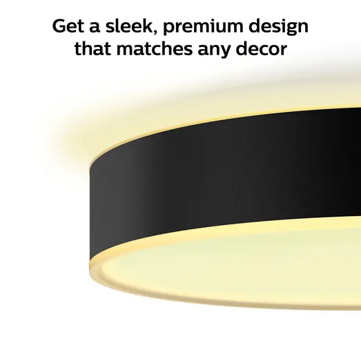 Philips Hue Enrave L plafond Ø42,5 cm 33,5W sort