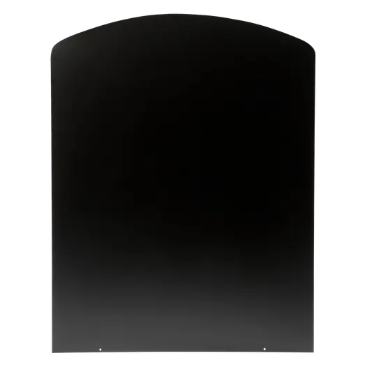 Varde gulvplade stål sort, 85 x 110 cm