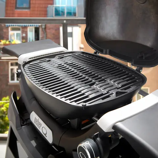 Weber Q1200N gasgrill med stander