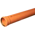 Kaczmarek PVC-U SN8 afløbsrør 110 x 1000 mm