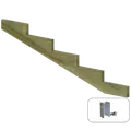 Plus 19º Trappevange 5 trin m/beslag Trindybde 39 cm
