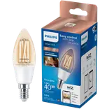 Philips Smart WiZ white LED pære E14 4,9W kerte klar