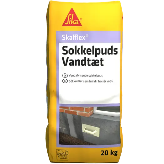 Skalflex sokkelpuds vandtæt 20 kg