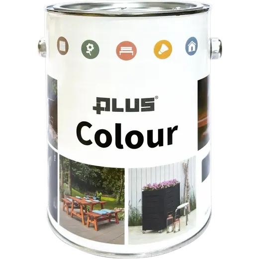 PLUS lasurfarve Hvid 2½ ltr.