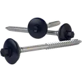 Swisspearl 100 tagskrue m/EPDM skive 6x100 mm sortblå 400 stk.