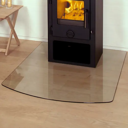 Varde gulvplade klar glas, 85 x 110 cm