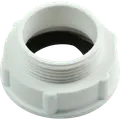 Overgang 1 1/2"x1 1/4" hvid plast
