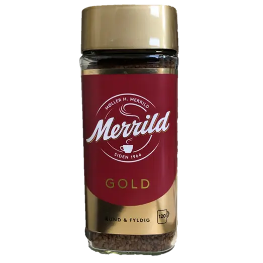 Merrild instant kaffe mellem ristet 200 gr.