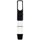 GF metalkosteskaft 130 cm m/plastgevind