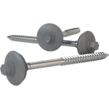 Swisspearl 120 tagskrue m/EDPM skive 6x120 mm grå 100 stk