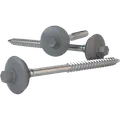Swisspearl 120 tagskrue m/EDPM skive 6x120 mm grå 100 stk