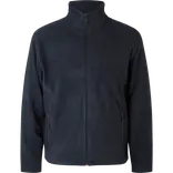 ID herre mikrofleece cardigan navy
