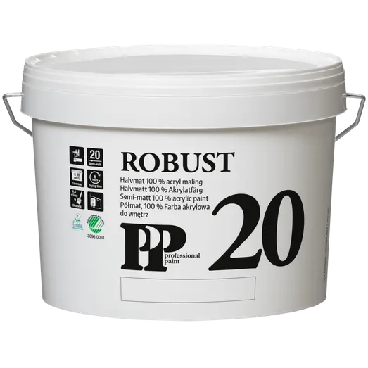 PP Acrylmaling Robust 20 hvid