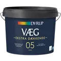Dyrup Væg 05 vægmaling ekstra dækkende hvid 9 L