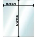 Aduro glasgulvplade retangel 1000x850x6 mm